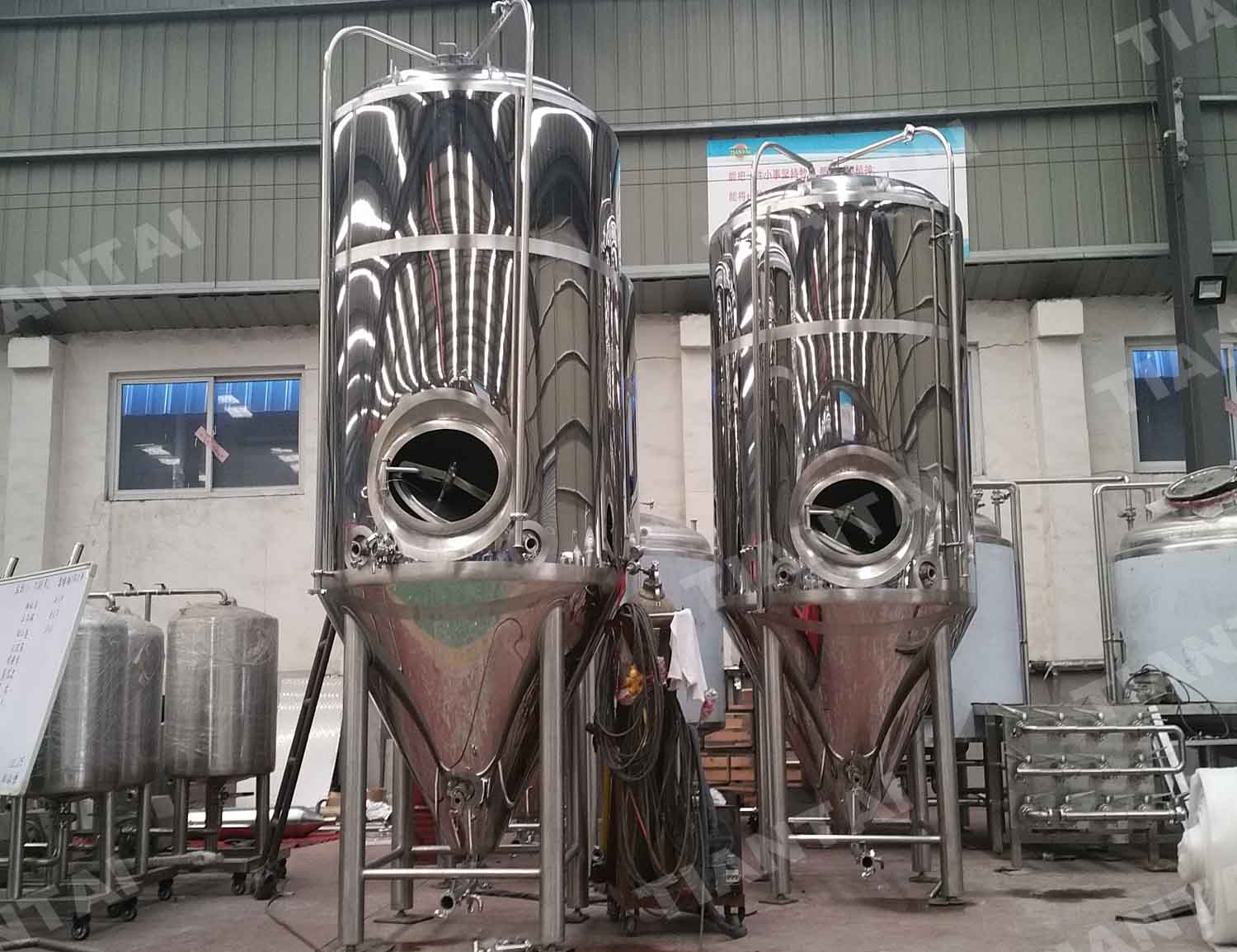 3000L mirrorstainless steel beer fermenter